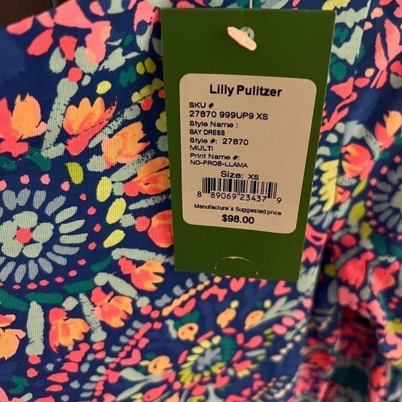 Lilly Pulitzer Bay Dress No-Prob-Llama - Picture 6 of 8